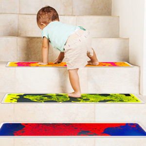 Tappetino Sensoriale a Gradini Liquidi da 30 Pollici per Terapia Sensoriale Montessori e Autismo, Giocattolo Educativo per Bambini Autistici - Product Image 5