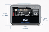 Mini machine d'impression rotative UV de bureau pour tasses et bouteilles isothermes