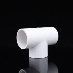 factory direct sale DIN GB Standard Tee Fittings easy to connect UPVC 3 equal ways pipe tube coupling tee