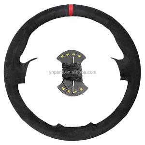 Daim souple antidérapant pour Peugeot <span class=keywords><strong>308</strong></span> <span class=keywords><strong>308</strong></span> CC SW RCZ 3008 5008 accessoires de voiture couverture de <span class=keywords><strong>volant</strong></span> SF18 - Product Image 1