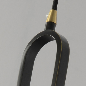 Lámpara Colgante de Techo Moderna Minimalista con Anillo de Cobre Sólido y Bombilla <span class=keywords><strong>G9</strong></span> Cálida Incluida para Dormitorio, Cocina o Isla - Product Image 5