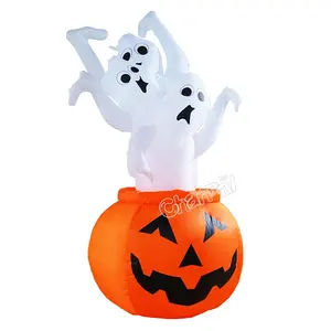 7ft Ghost Halloween Inflatable Yard Decorative Lighting Holidays Inflatable Decorations Yard Holidays Inflatables Ghost Decors