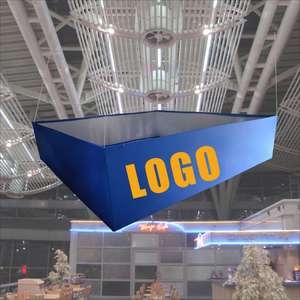 Pancarta Colgante Personalizada para Exhibición en Techo, Pancarta Colgante de Tela Tensada con Logotipo - Product Image 1