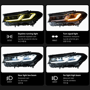 Nuevos Faros LED de Alta Calidad de 12V 6000K 36W para Serie 5 G30 G38 M5 2018-2020, Retrofit de 6000 Lúmenes, 100% Compatibles, Plug and Play - Product Image 4