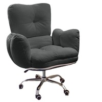 Chaise de bureau luxueuse, design ergonomique, style professionnel, chaise confortable de type canapé, chaise avec fonction rotative et repose-pieds