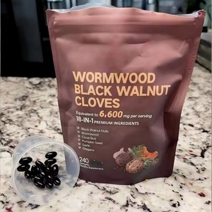 Gélules OEM ODM d'armoise, de noix noires et de clous de girofle - Complément alimentaire premium 18-en-1 de 6600 mg (240 gélules) - Product Image 5