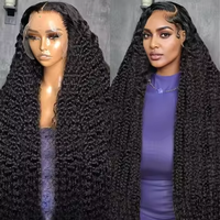 Perruques en cheveux humains bouclés 13x6 avec dentelle frontale, Remy Raw Indian Curly 13x4, dentelle HD transparente, perruque frontale pour femmes, perruques avec fermeture en dentelle