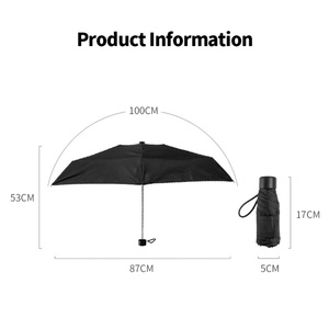 19-Inch Mini Cute Cartoon Pattern Compact Iron Frame Glass Fiber Ribs Auto Close Folding <b>Umbrella</b> for Adults Manual Control - Product Image 5