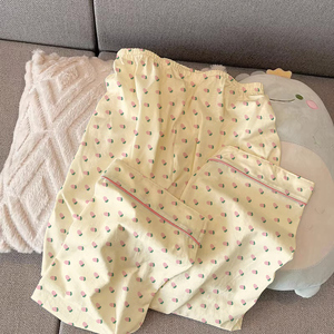 ชุดนอนแขนยาวผู้หญิงและเด็กผู้หญิงแบบขายส่ง น่ารักสไตล์เกาหลี สำหรับใส่สบายๆ ที่บ้านและใส่ในช่วงกลางวัน - Product Image 5