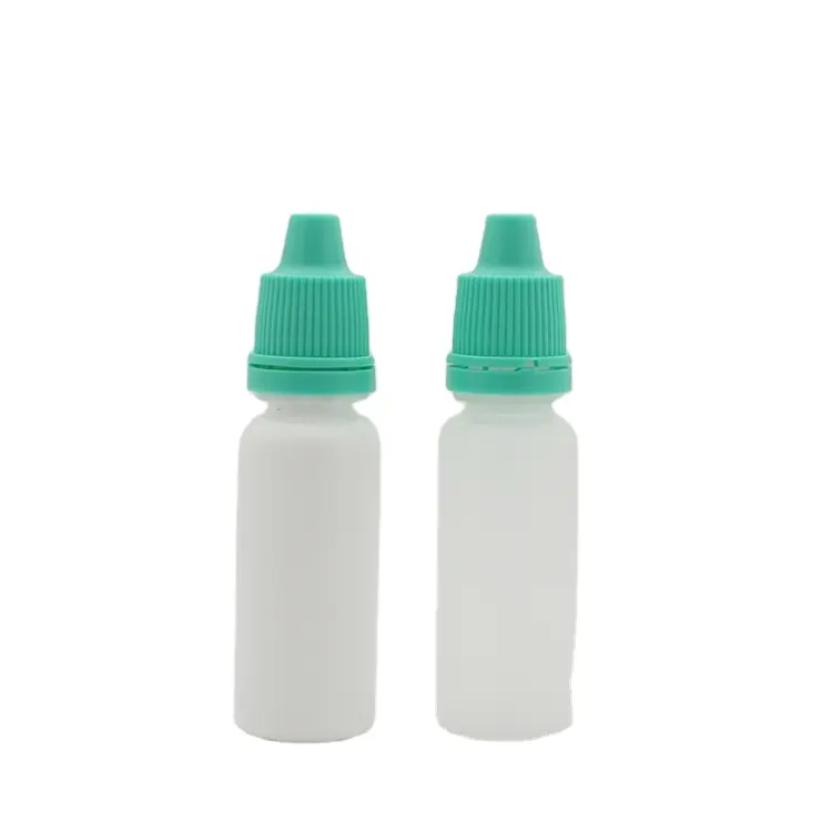 Botol Kosong Medis, Pencuci Mata Plastik PE Peras 5Ml 10Ml 15Ml