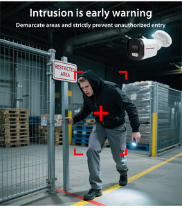 Thông minh ai chụp chống xâm nhập báo động nhà máy ảnh với tầm nhìn ban đêm tùy chỉnh PoE mạng có dây chống thấm nước Bullet 5MP <span class=keywords><strong>IP</strong></span> <span class=keywords><strong>Camera</strong></span> - Product Image 2