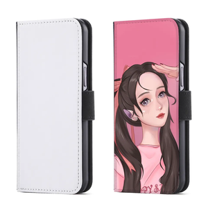Funda personalizada de cuero PU con tapa para móvil, billetera de teléfono con sublimación, Tarjetero con interior de TPU para <span class=keywords><strong>iPhone</strong></span> 14 PRO MAX - Product Image 6