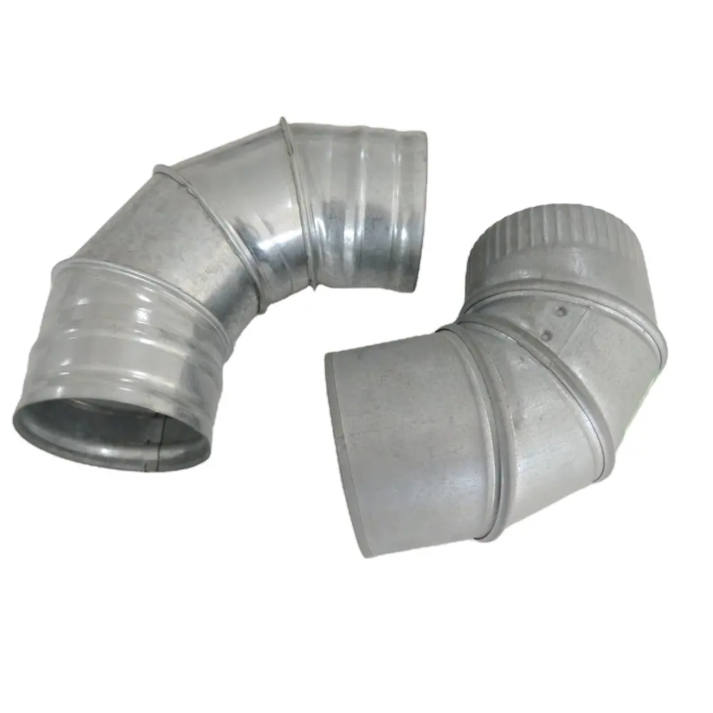 Custom High Quality galvanized sheet bending welding parts Decorate the ventilation pipe of the fresh air system