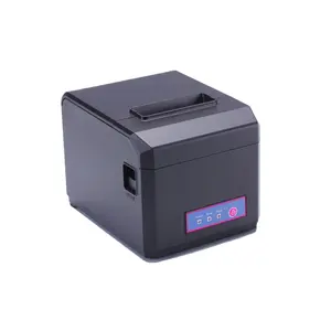 80毫米热敏POS打印机3英寸票据收据，带局域网接口和超市自动切纸机