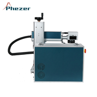 Máquinas de Marcado Láser de Fibra Phezer para Metal, 30W, Máquina de Grabado Láser de 30 Vatios, Máquina de Marcado de Metal, Opcional