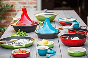Pot de <span class=keywords><strong>Tajine</strong></span> Tagine marocain <span class=keywords><strong>en</strong></span> <span class=keywords><strong>fonte</strong></span> <span class=keywords><strong>émaillée</strong></span> de bonheur pour la cuisine - Product Image 5
