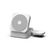 Nouveau chargeur sans fil magnétique pliable 3-en-1 avec câble intégré, station de charge de bureau, charge rapide, affichage numérique, 15W, iPhone