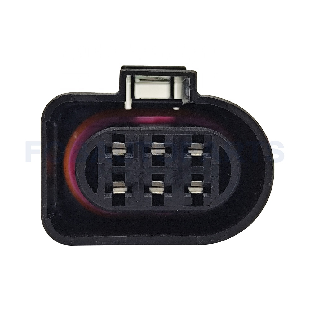 CT6-0037M Connector Wire 6pin Female for VW Audi Tail Light Large Two Flaps 1J0973733