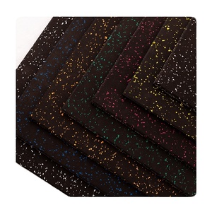 Suelo de goma EPDM para gimnasio, alfombrilla de suelo entrelazada de goma con reducción de ruido y choque para gimnasio interior - Product Image 3