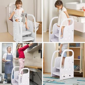Salle <span class=keywords><strong>de</strong></span> bain repose-pieds bébé échelle <span class=keywords><strong>cuisine</strong></span> aide enfants Portable pas cher en plastique pouf enfant en bas âge <span class=keywords><strong>chaise</strong></span> pied escabeau pour enfants - Product Image 5