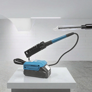 Fer à souder sans fil TR 21V avec pointe CHISEL, station portable, poignée crayon, chauffe en 30 secondes, outil de soudage rechargeable 120W-300W / 300-500°C - Product Image 2