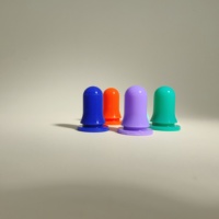 Ampoule compte-gouttes en silicone Offre Spéciale de 18mm Ampoule compte-gouttes de couleur Tétine NBR Bouchon de bouteille d'huile essentielle