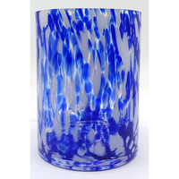 Vase de couleur léopard fantaisie Vase en verre de fleur fait à la main pour la maison