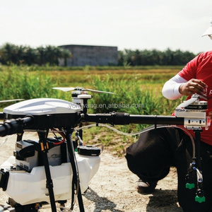 Dron Agrícola EFT E610P Azul Resistente para Pulverización y Siembra, Doble Función, Capacidad de 10 Litros - Product Image 6