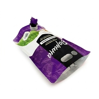 Pochettes souples personnalisées pour vin et bière, grande capacité 1,5L-5L, avec valve papillon et bec verseur