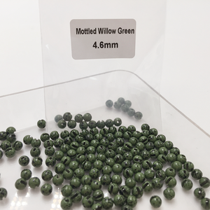 Cuentas de <span class=keywords><strong>tungsteno</strong></span> moteadas Cyclops con ranura para moscas de <span class=keywords><strong>ninfas</strong></span>, en colores blanco, negro, verde y marrón, 10 unidades por bolsa, materiales para atado de moscas - Product Image 6