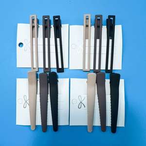 Jolie pince à cheveux givrée, pince latérale, pince à cheveux tendance pour fille, accessoire capillaire style coréen, pince pour frange. - Product Image 2