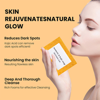 Savons artisanaux européens et américains à froid, au curcuma, citron et acide kojique pour éclaircir la peau, adaptés pour le bain et le visage