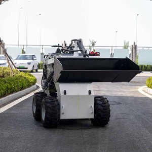 मुफ्त शिपिंग सस्ते नए छोटे बगीचे लोडर व्हील/ट्रैक मिनी स्किड स्टीड लोडर बाल्टी के साथ - Product Image 2