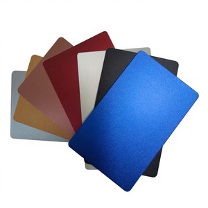 Op maat gemaakte lasergravure logo <span class=keywords><strong>service</strong></span> 86*54MM blanco gezandstraalde geanodiseerde aluminium naamplaten en metalen platen - Product Image 4