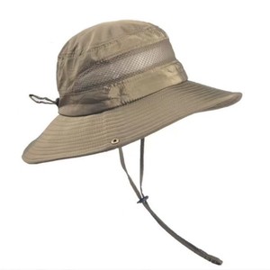Sombrero de Pescador con Ala Ancha, Protección Solar UV, Transpirable, para Verano, Pesca, Adultos, Gris, Azul Marino, Rojo, Verde Militar, Negro, Caqui - Product Image 2