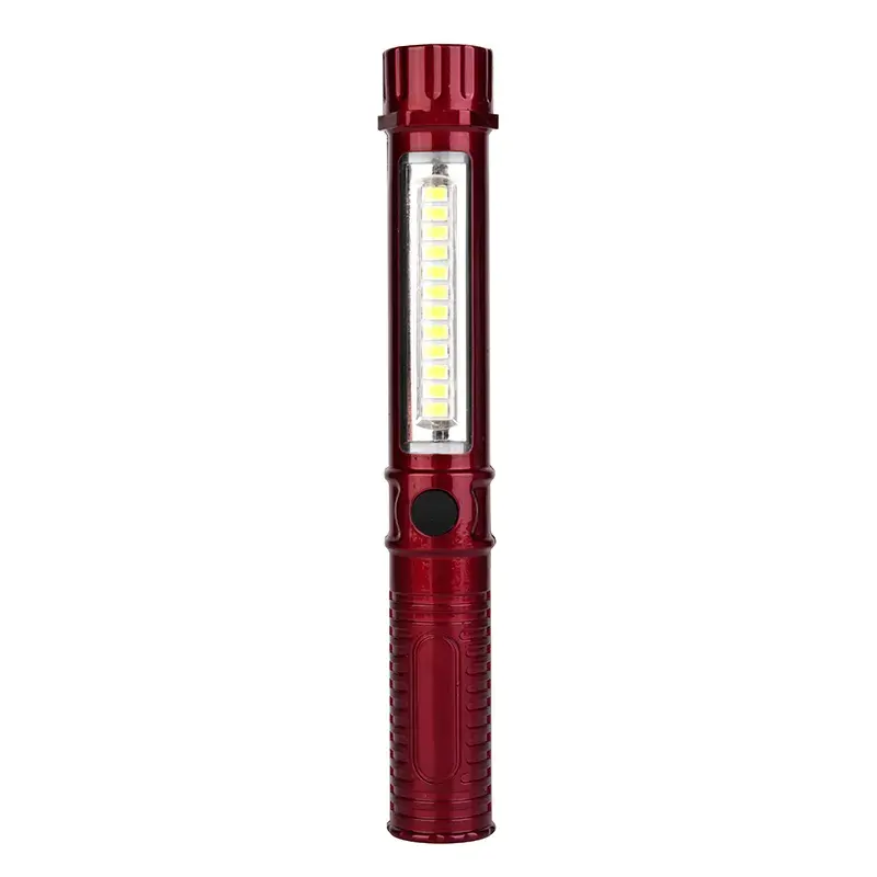 Mini kalem Worklight Led cep çalışma ışığı el feneri Torch klip ve mıknatıs ile