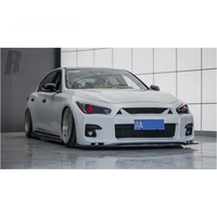 Kit carrosserie LB V1 pour Infiniti Q50/Q50S/Q50L, pare-chocs avant et spoiler style GTR, état neuf