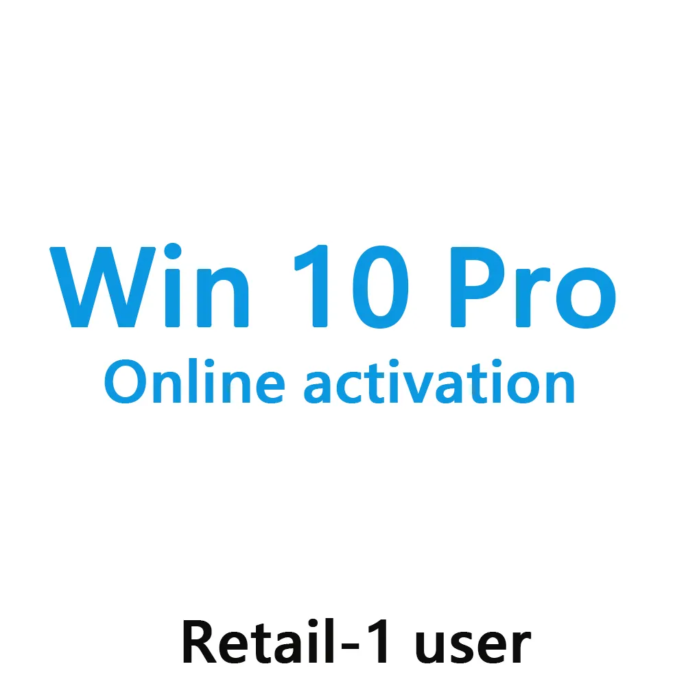 Orijinal Win 10 Pro anahtar lisansı 100% çevrimiçi aktivasyon Win 10 profesyonel perakende anahtar Ali sohbet sayfası ile gönder