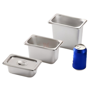 Liyunda Đầy Đủ Kích Thước Thép Không Gỉ Gn Gastronorm Pan Hình Chữ Nhật Nắp Loại Mỹ Cho Nhà Hàng Sử Dụng Khách Sạn Nhà Hàng Nguồn Cung Cấp - Product Image 3