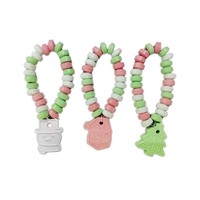 30g Zure Fruitige Glucose Tablet Ketting Geperste Snoepjes Meerkleurig in Zakverpakking