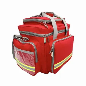 Grande profissional ambulância saco embalagem médica primeiros socorros kit saco premium kit para carro