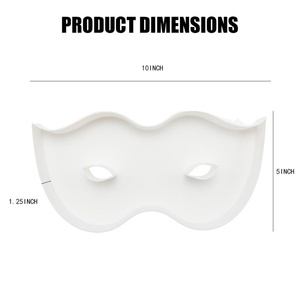 Boîte de rangement en forme de masque en mache, lavable, pour bonbons gélifiés, pour Halloween, Carnaval, Purim - Product Image 4