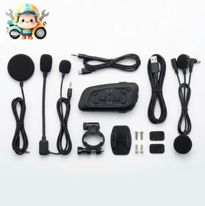<span class=keywords><strong>Intercom</strong></span> de casque de <span class=keywords><strong>moto</strong></span> de qualité professionnelle pour une stabilité et une communication à haute vitesse. - Product Image 6