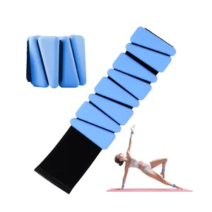 ZAKERDA 2LB Gewichtsbecken Übungen Yoga Damen und Herren Tanz einstellbares Silikon-Pilates-Workout tragbares Knöchel-Handgelenk-Gewicht