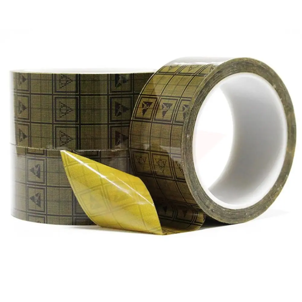 25mm * 36m OPP Esd Conductive Grid Tape/U02 Noir Anti-statique Mesh Tape/ ESD Safe Protection Adhesive Tape