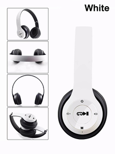 Toophet p47 אלחוטי עבור אוזניות על האוזן & מעל האוזן & ear משחק אוזניות בס עבור iphone כחול עמיד למים - Product Image 6