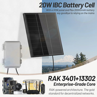 Kits de panneaux solaires HP1 3-en-1 avec contrôleur de batterie intégré et modules MPPT pour appareils IoT, caméras de surveillance, routeurs, répéteurs WiFi