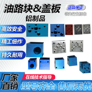 Manufacturer's Aluminum Hydraulic Integrated Block Valve 02-1W/2W/3W/4W 6/10 Diameter Cover Plate - Product Image 5