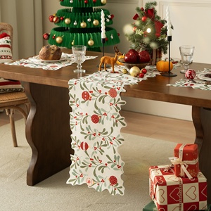 <span class=keywords><strong>Runner</strong></span> e Tovagliette Natalizi di Lusso con Design Unico a Bordi Irregolari Stampati - Product Image 6