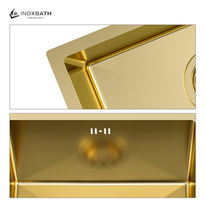 Évier de cuisine en acier inoxydable 304 de haute qualité, fait main, à cuve unique, style encastré, design <span class=keywords><strong>double</strong></span> cuve - Product Image 1